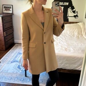 Zara Wool MANTECO Camel Coat